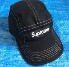 Supreme Field Camp Cap 黒　ストライプ　最安値 2025年最新】supreme field camp capの人気アイテム - メルカリ