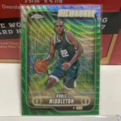 Khris Middleton Topps Chrome カード 75