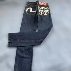KENZO JEANS デニム 刺繍ロゴ 富士山 青 76cm 日本製 90s - メルカリ