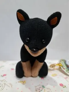 黒のかわいい犬のぬいぐるみ 9