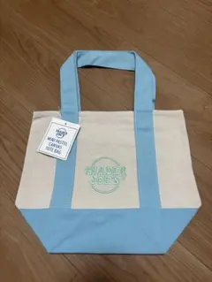 TRADER JOE'S ミニパステルキャンバストートバッグ