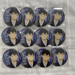 ハイキュー　影山飛雄　和服　缶バッジ