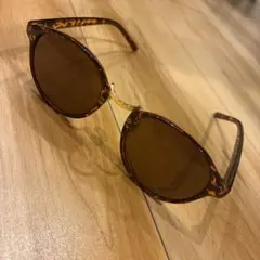 サングラス ラウンドボストン だて眼鏡 べっ甲