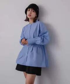 ブラウス ペプラム