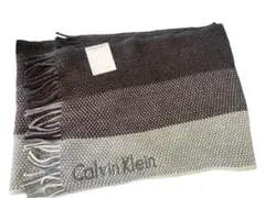 【新品未使用】カルバンクライン ニットマフラー