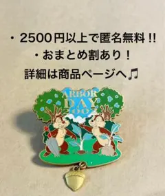 2751.昔の海外ディズニーランドアナハイムピンアーバーデイチップとデール限定