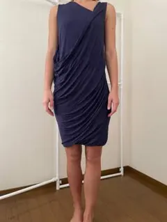 《値下げ》DKNYネイビーワンピース　セレクトショップ購入のサムネイル