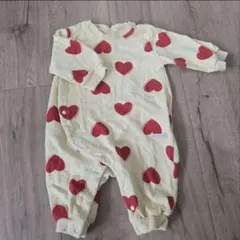 futafuta ハート柄ロンパース 80