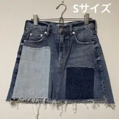 LOWRYS FARM ミニスカート S デニムのサムネイル