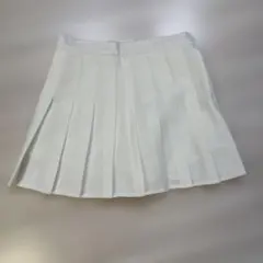 ホワイトプリーツミニ