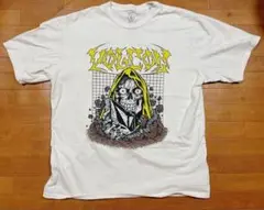 VOLCOM ボルコム スカル ストリート Tシャツ XXLサイズ 白 ホワイト