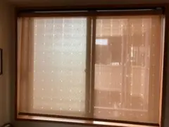 引き取り or 着払い ベージュ ドット模様 ロールスクリーン