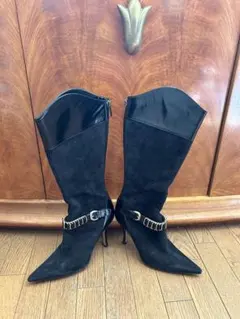 JIMMY CHOO ロングブーツ ブラック 35