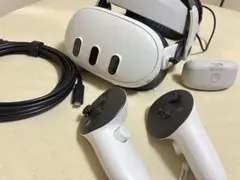 MetaQuest3（512GB）+ PC接続ケーブル + VRヘッドセットのサムネイル