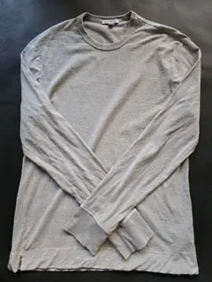 JAMES PERSE グレー 長袖カットソーM トゥモローランド1ダメージ加工