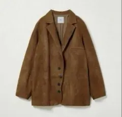 新品CLASSIC WAVE JACKET ー FAUX SUEDE eaphi