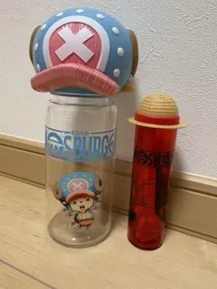 新品未使用 モスバーガー×ワンピース チョッパー 水筒 ルフィ トング