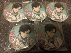 ブルーロック　玉座　キラキラ　ヴィンテージ　糸師凛　缶バッジ　5点セット
