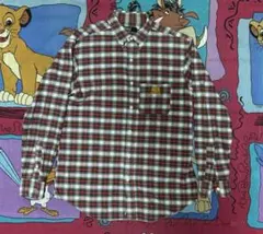 Ralph Lauren ラルフローレン　チェック柄　長袖シャツ　ビンテージ　赤