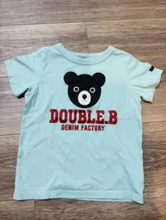 ミキハウス　ダブルビー 半袖Tシャツ　100