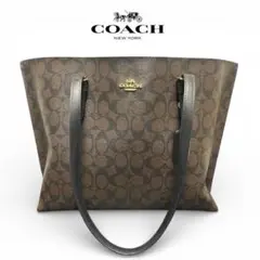 【美品】COACH コーチ シグネチャー トート1665 A 4ブラウン 赤