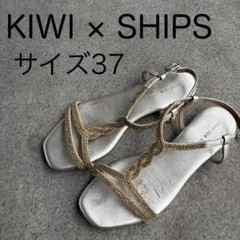 KIWI for Ships ビジューサンダル ゴールド サイズ37のサムネイル