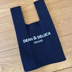 ハワイ/カカアコ・コウラ店限定 DEAN & DELUCA ニットトートバッグ紺