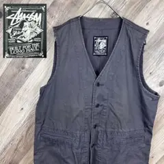 【超希少】ステューシー ナイロンベスト Old stussy 刺繍 ブラック 2025年最新】STUSSY ベストの人気アイテム - メルカリ