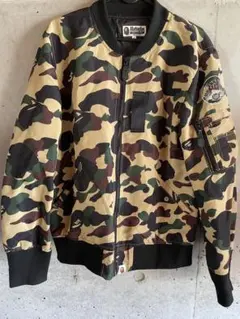 BAPE 迷彩柄 フード付きジャケット アベイシングエイプ A BATHING APE BAPE ダウンジャケット
