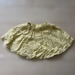 RUGGED WORKS花柄フレアスカート 黄色 100cm~