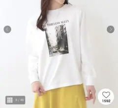 シューラルー　グラフィック長袖Tシャツ