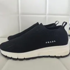PRADA プラダ　ソックススニーカー スリッポン　ブラック　35のサムネイル