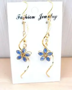 408②# ピアス ハンドメイド フラワー レジン 桜 夏ピアス 秋ピアス