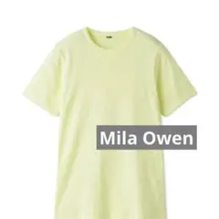 【専用】新品⭐︎Mila Owen レモンイエローカットソーTシャツ半袖Mフライス
