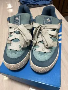 adidas ADIMATIC スニーカー 27.5cm グリーン/ホワイト