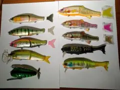 Megabass ルアー9点セット　ビックバイト　スイムベイト Megabass ルアー9点セット ビックバイト スイムベイト - メルカリ