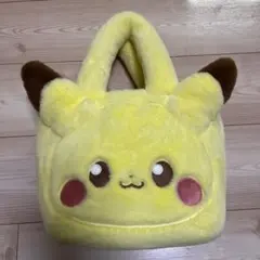 포켓몬 ポケピース 피카츄 ファー ミニトートバッグ gu