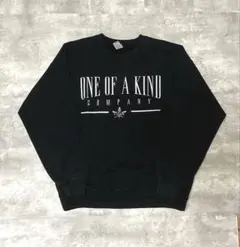 【GILDAN】ONE OF A KIND COMPANYプリントスウェット黒L