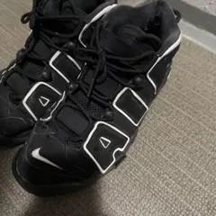 NIKE Air More Uptempo Black White