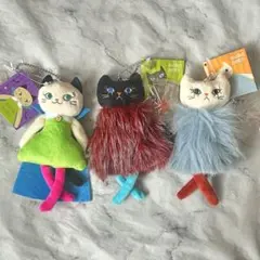 カルディ　kuta neko moko neko ぬいぐるみマスコット 3点