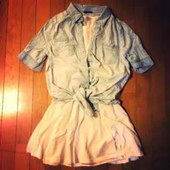 デニムシャツ * ほぼ未使用♩INGNI/one way ..好きさんに*