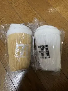 ハッピーくじ セブン-イレブンB賞セブンカフェぬいぐるみチャーム 2個セット