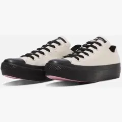 Converse⭐️All Star スニーカー 24cm 厚底 白 黒 ピンク