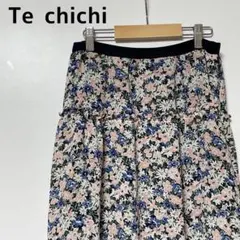 【美品】Te chichi テチチ Lサイズ フレアスカート 花柄