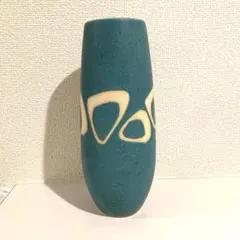 昭和レトロ　ターコイズ　花器　アンティーク