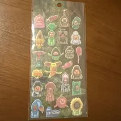 正規品　こびとづかん　シール　フロッキーシール　クーリア