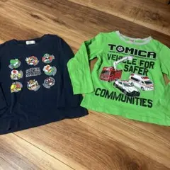 スーパーマリオ トミカ　ロンT2枚セット 120