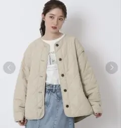 週末限定値下げ DRESKIP ドレスキップ キルトブルゾン 2way