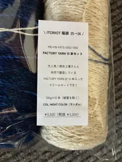 イトリコ　ITORICOT 福袋25→26】FACTORY YARN 10本