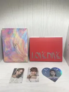 K-POP IVE アルバム ELEVEN ・LOVE DIVE トレカ付き